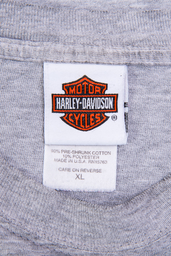 Vintage House Of Harley Davidson Grey T-Shirt