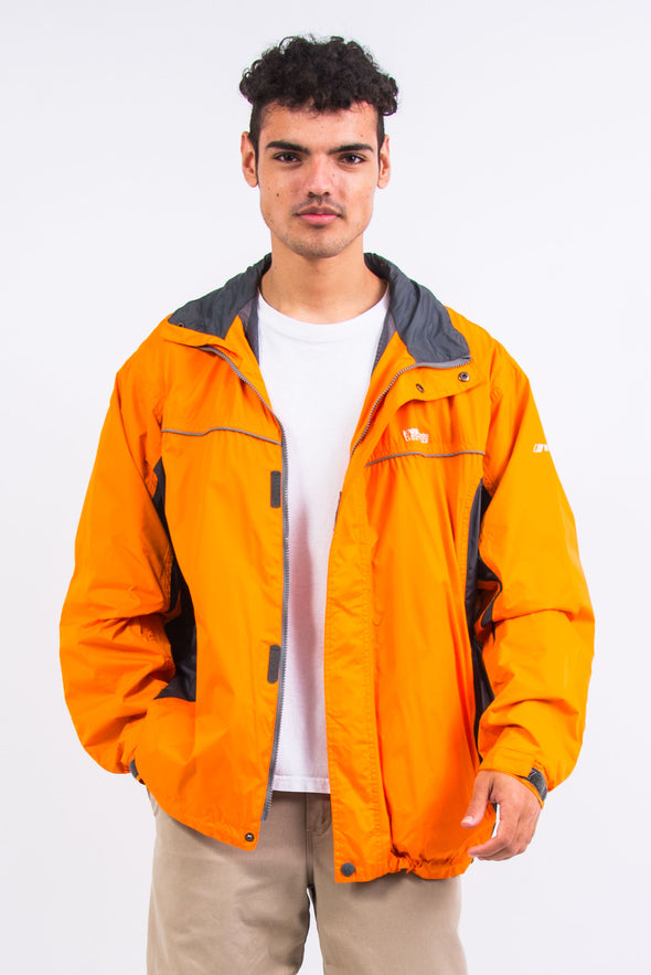 K-Way Orange Waterproof Jacket
