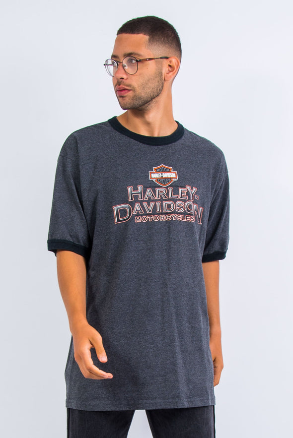 Vintage Harley Davidson Ringer T-Shirt