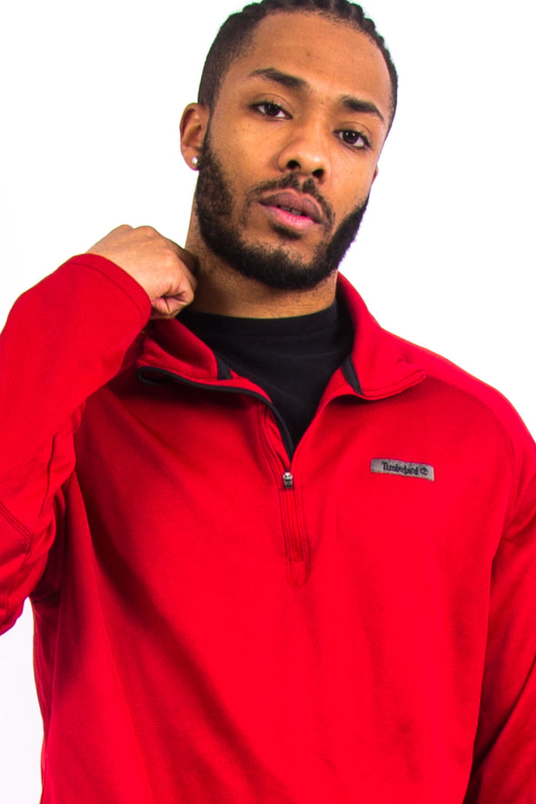 00's Timberland 1/4 Zip Sports Pullover