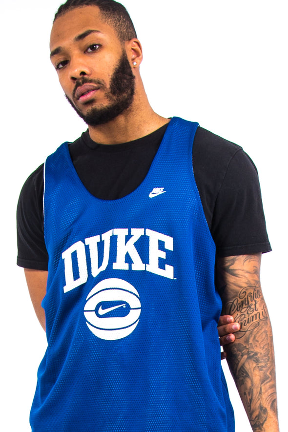 90's Nike Duke Blue Devils Reversible Basketball Jersey