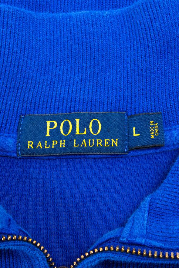 Vintage Blue Ralph Lauren 1/4 Zip Sweatshirt