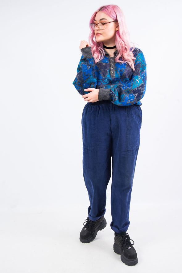 Vintage 90's High Waist Cord Trousers