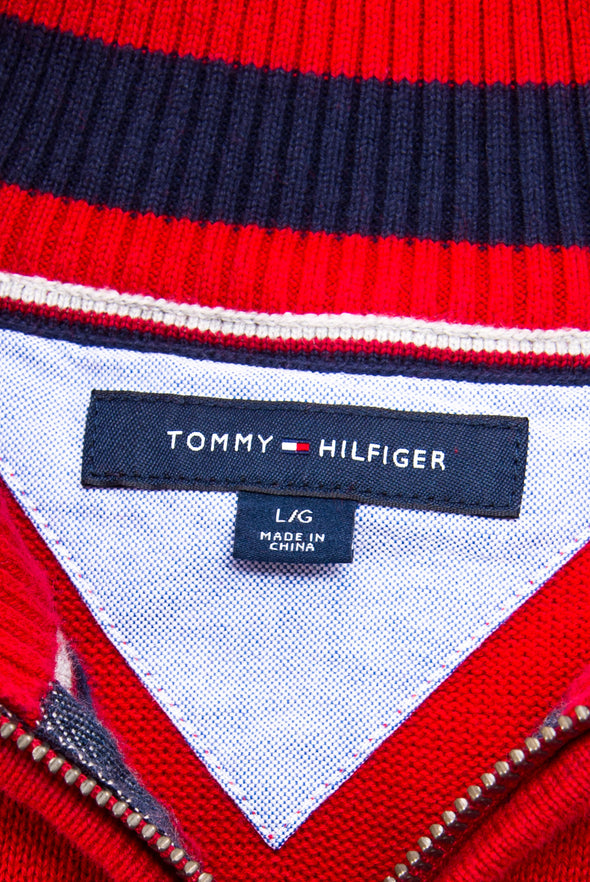 Tommy Hilfiger 1/4 Zip Cotton Knit