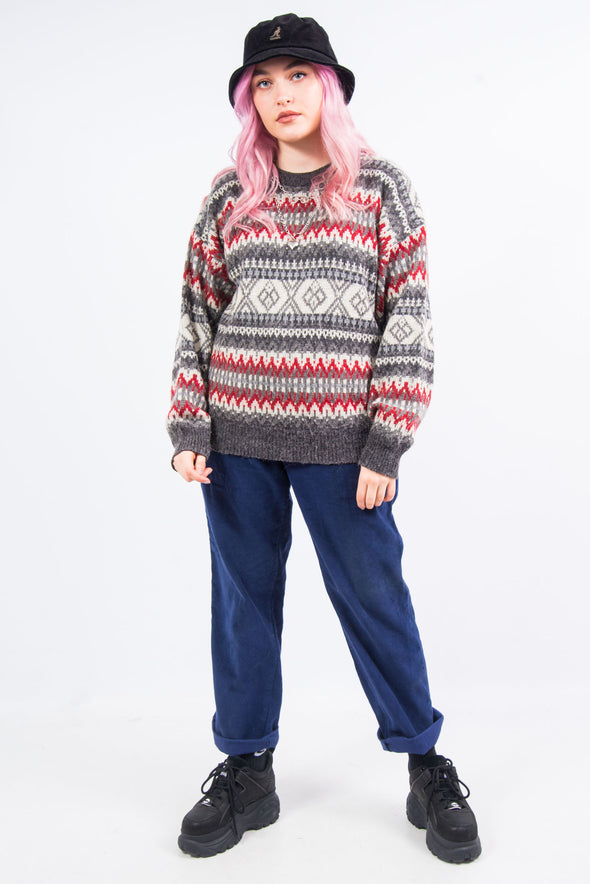 Vintage 90's Grandad Knit Jumper