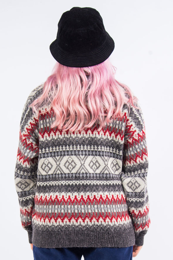 Vintage 90's Grandad Knit Jumper
