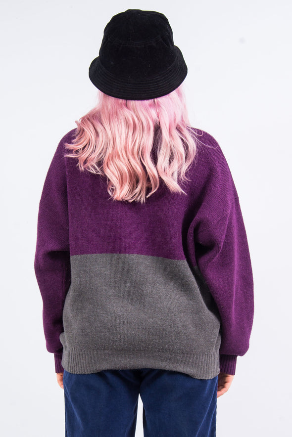 Vintage 90's Novelty Car Knit Jumper