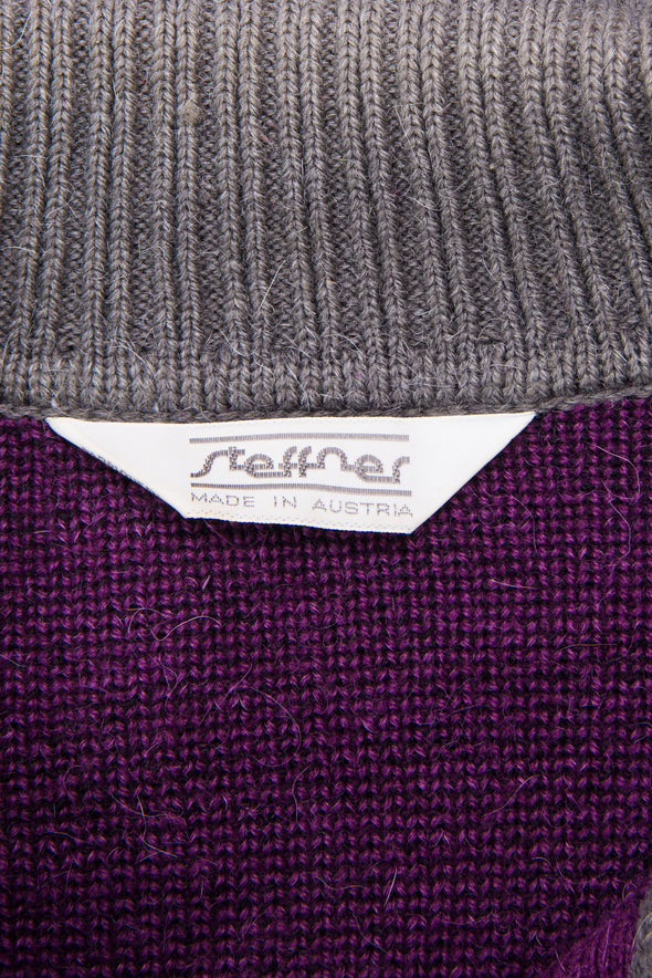 Vintage 90's Novelty Car Knit Jumper