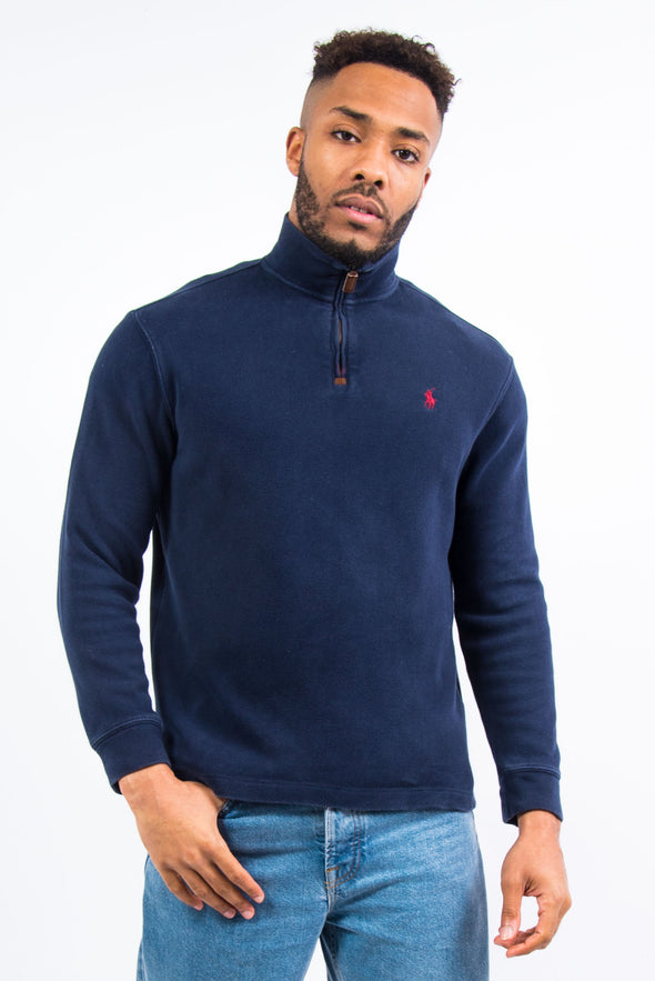 Ralph Lauren Navy 1/4 Zip Sweatshirt