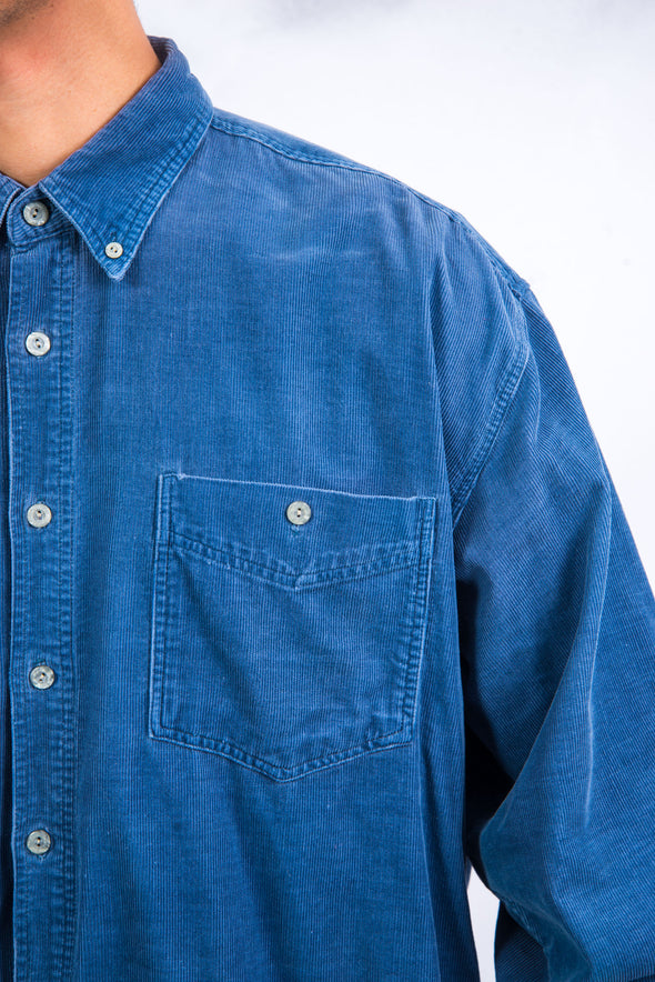 90's Blue Cord Shirt