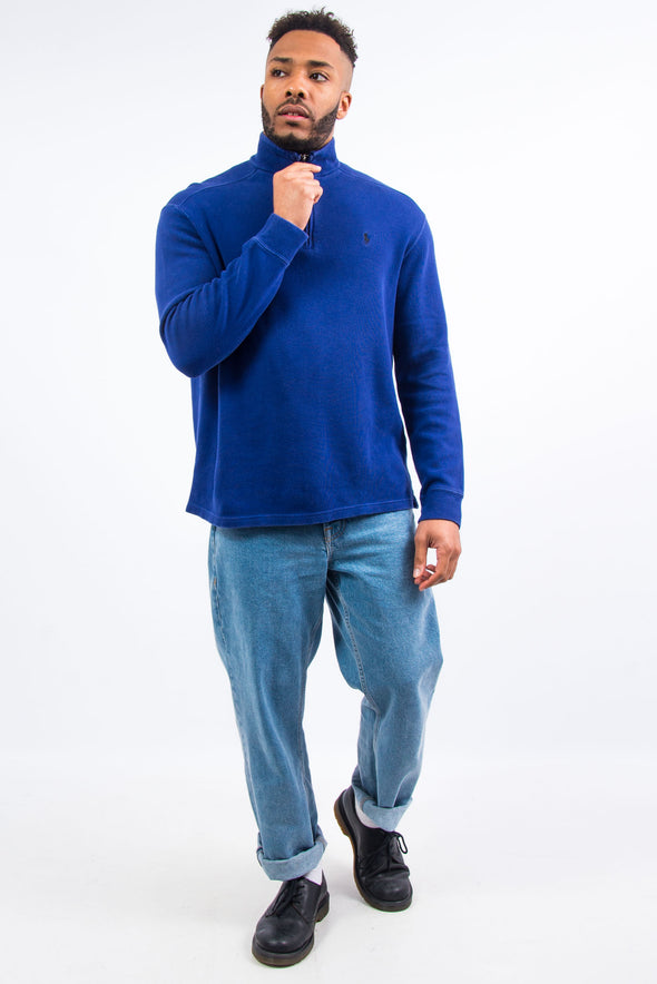 Vintage Ralph Lauren Blue 1/4 Zip