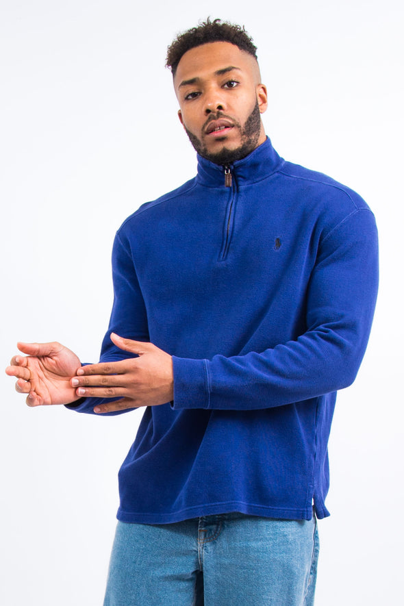 Vintage Ralph Lauren Blue 1/4 Zip