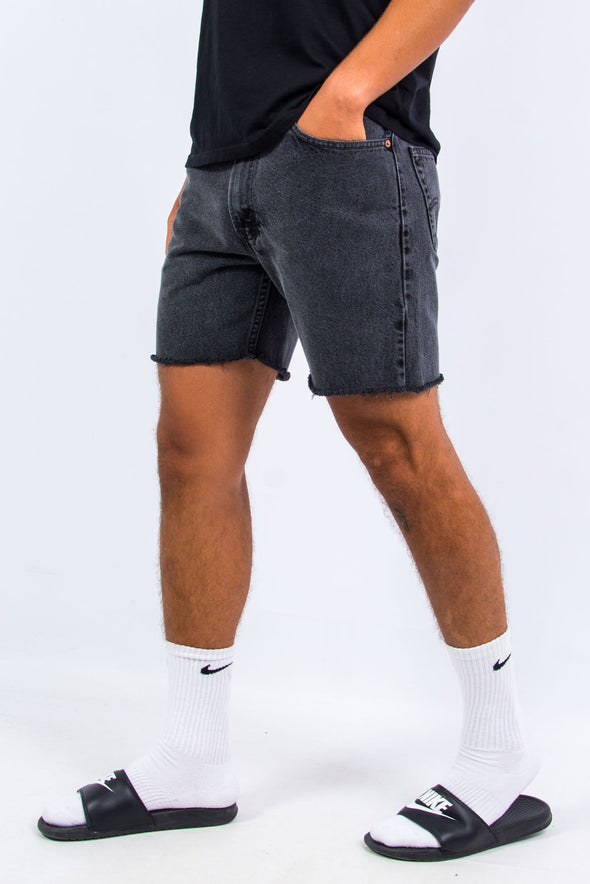 Vintage Levi's Black Denim Shorts