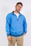 Vintage Nautica Blue 1/4 Zip Sweatshirt