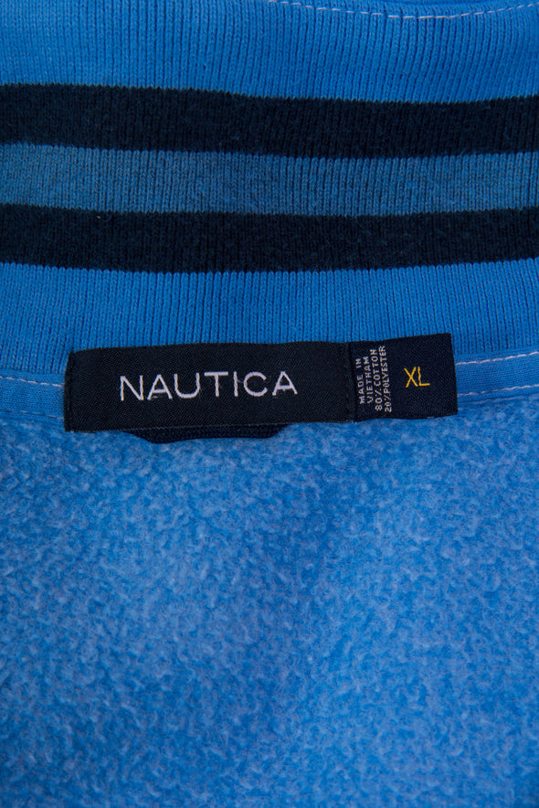Vintage Nautica Blue 1/4 Zip Sweatshirt
