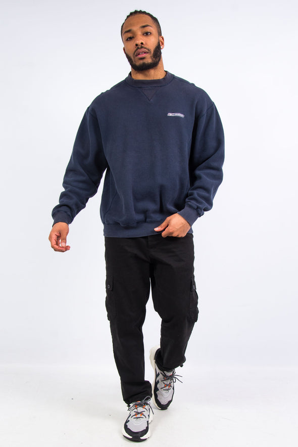 90's Vintage Reebok Navy Sweatshirt