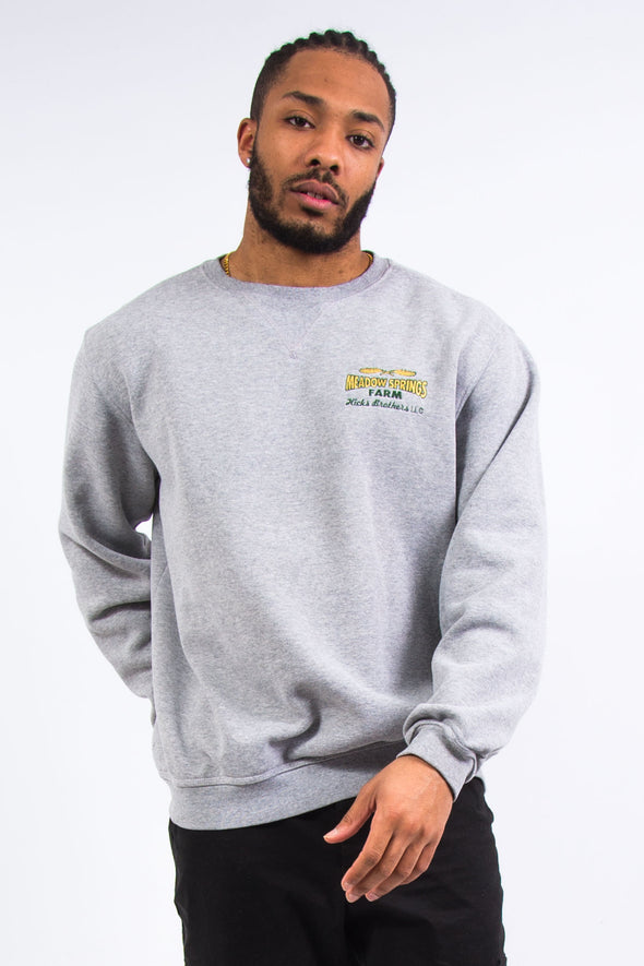 Carharrt Grey USA Work Sweatshirt