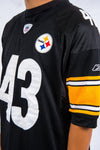 Reebok NFL Pittsburgh Steelers jersey #43 Troy Polamalu