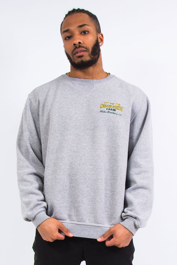 Carharrt Grey USA Work Sweatshirt