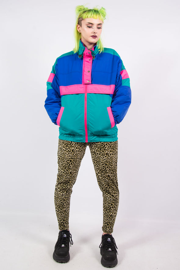 Vintage 90's Colour Block Ski Jacket