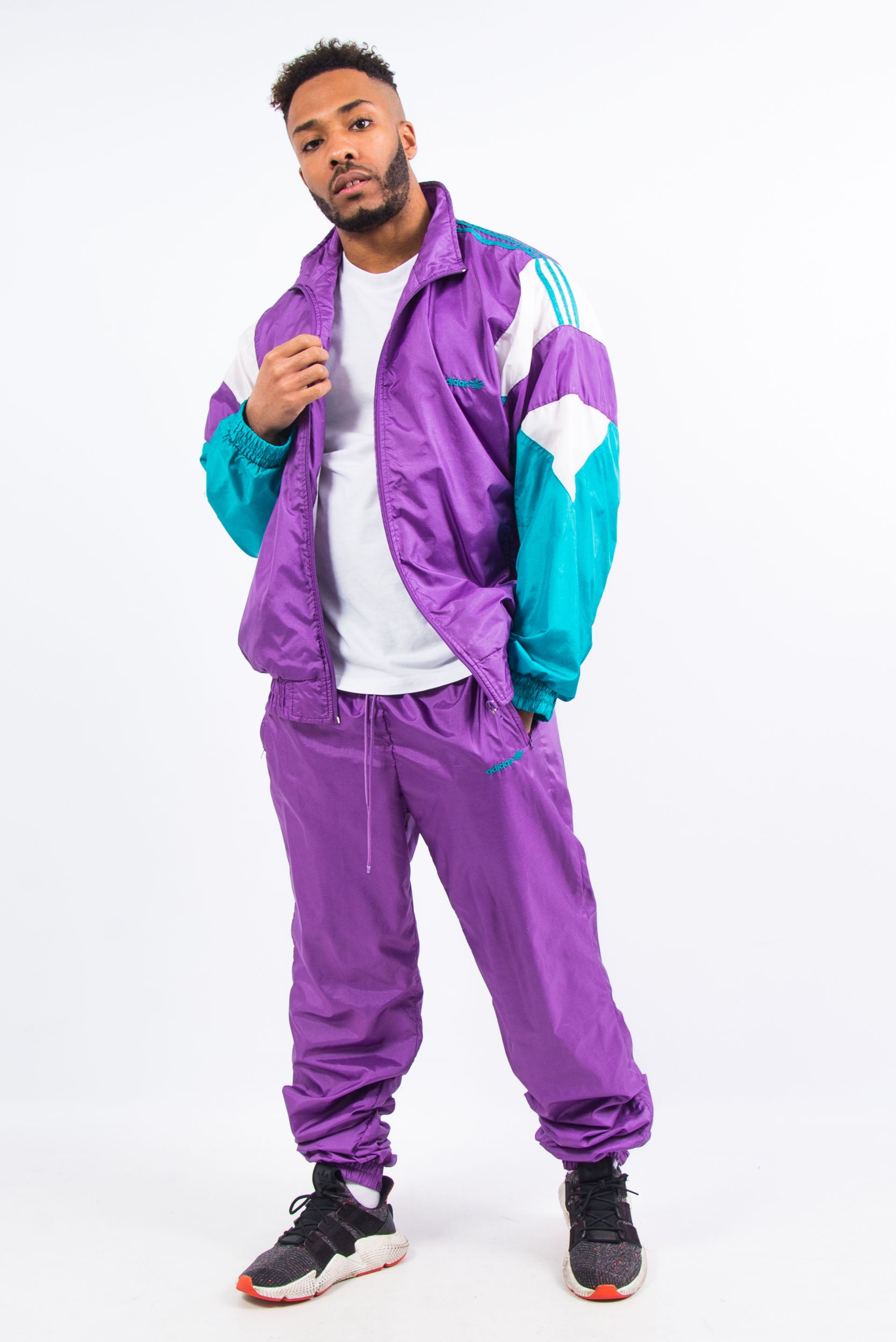 90's Adidas Shell Full Tracksuit