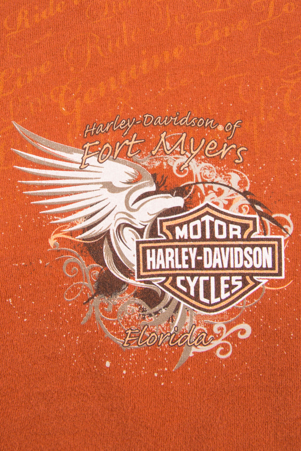Vintage Y2K Harley Davidson Florida Long Sleeve T-Shirt