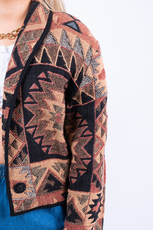 Vintage 90's Aztec Tapestry Jacket