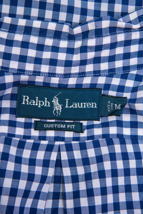 Ralph Lauren Blue Gingham Check Shirt