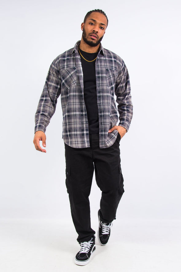 Vintage 90's Grey Flannel Shirt