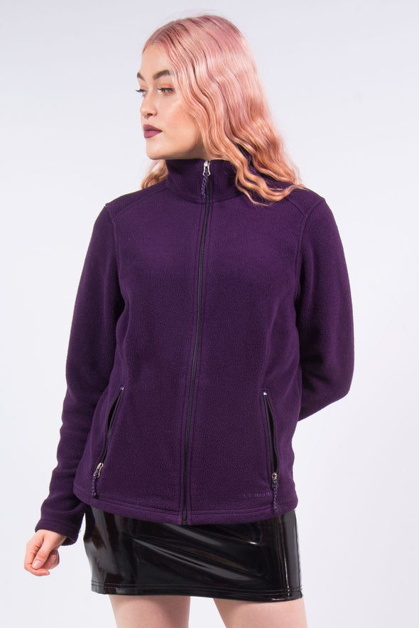Vintage Purple Fleece Jacket