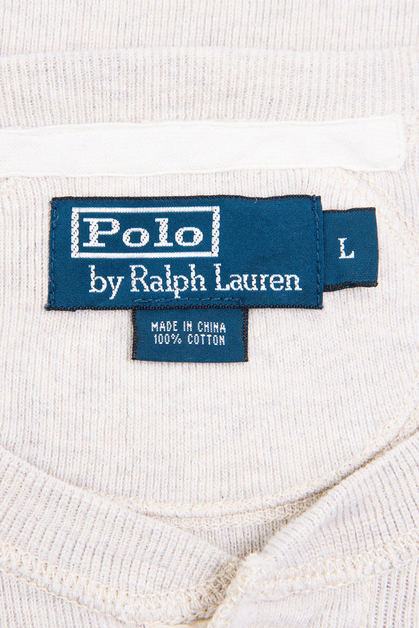 Ralph Lauren Ribbed Long Sleeve T-Shirt