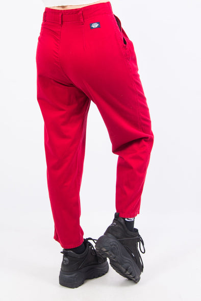 Vintage 90's Red Dockers High Waist Trousers