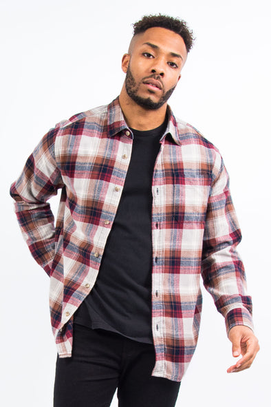 Vintage Checked Flannel Shirt