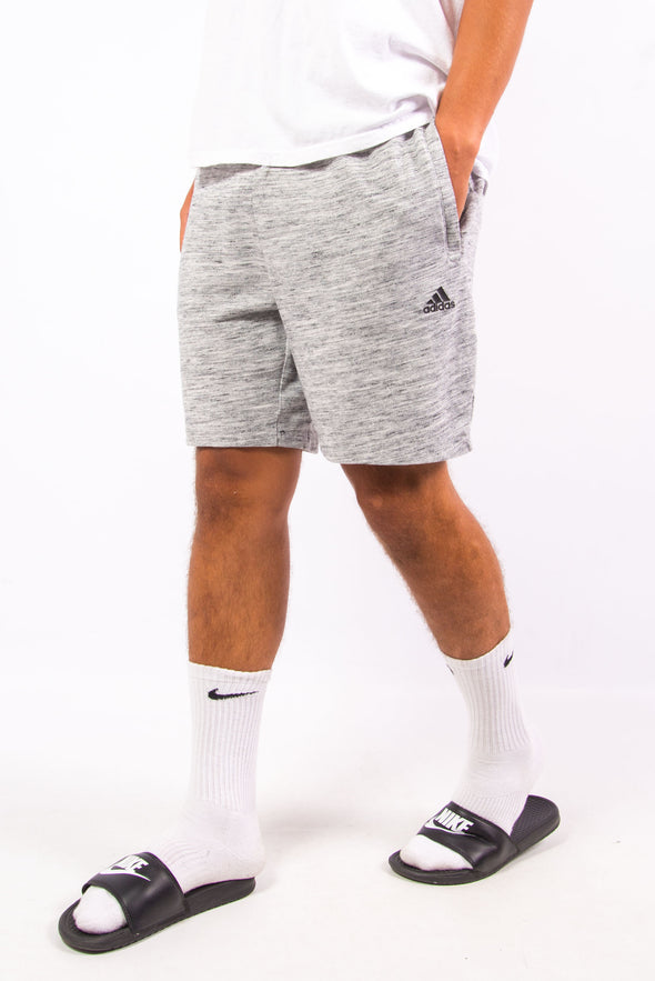 Adidas Marl Grey Jogger Shorts