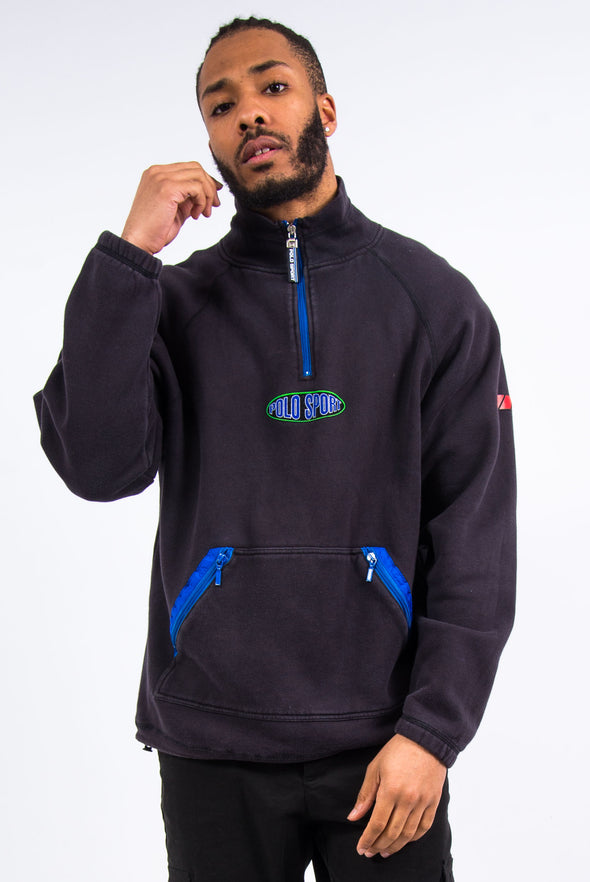 90's Ralph Lauren Polo Sport 1/4 Zip Sweatshirt