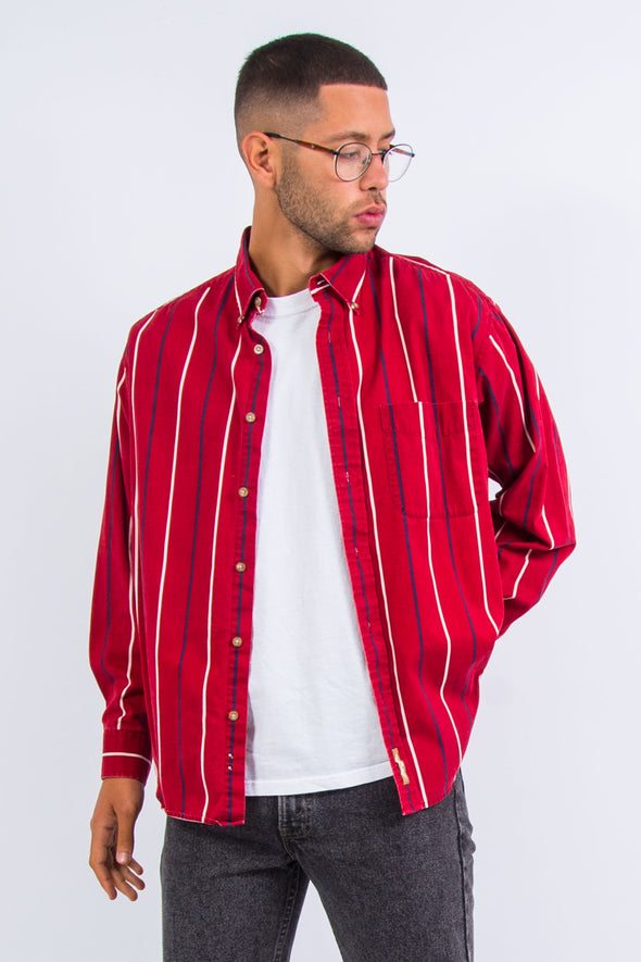 90's Vintage Striped Shirt