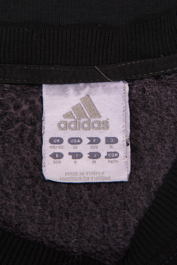 00's Black Adidas Logo Sweatshirt