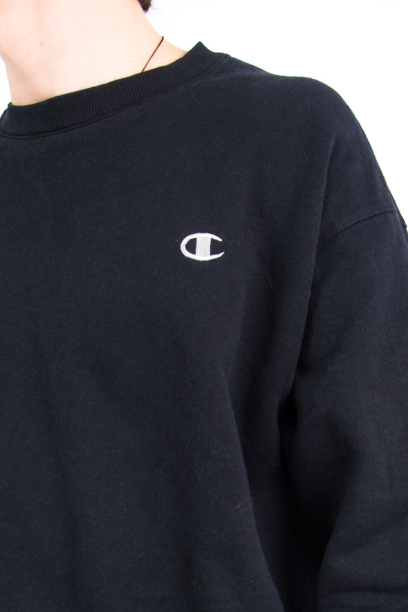 90's Vintage Black Champion Sweatshirt