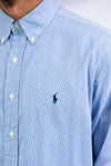 Vintage Ralph Lauren Blue Stripe Shirt