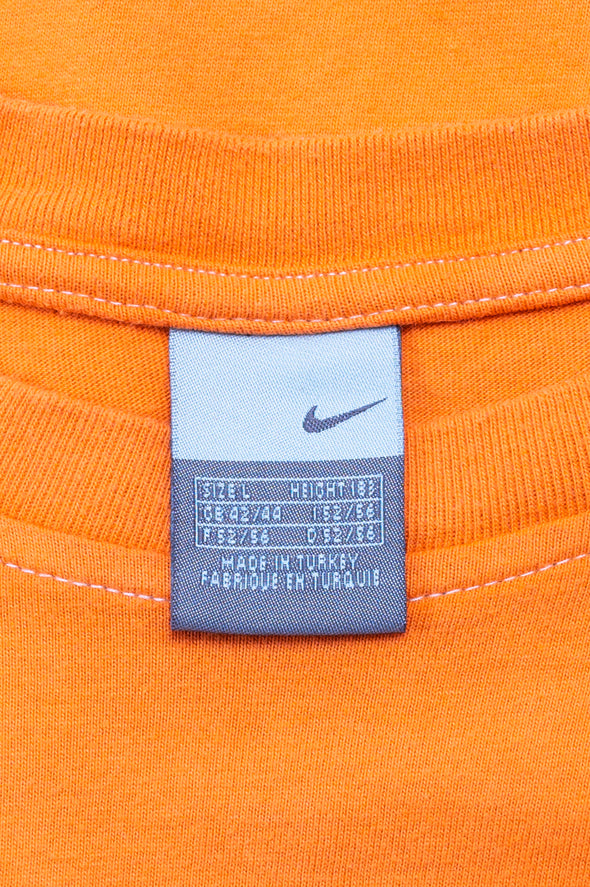Orange Nike Swoosh T-Shirt