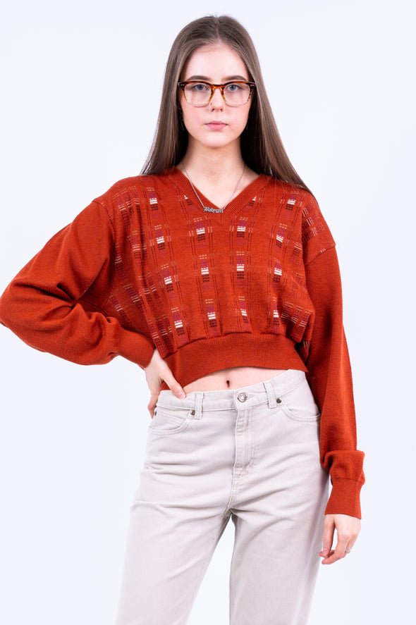 Vintage 90's Cropped Knit Jumper