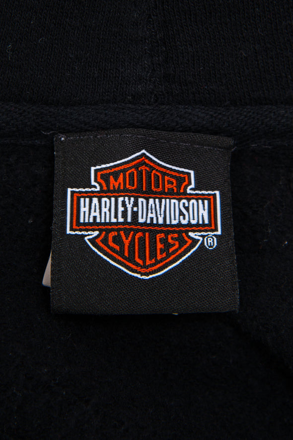 Vintage Harley Davidson Zip Hoodie