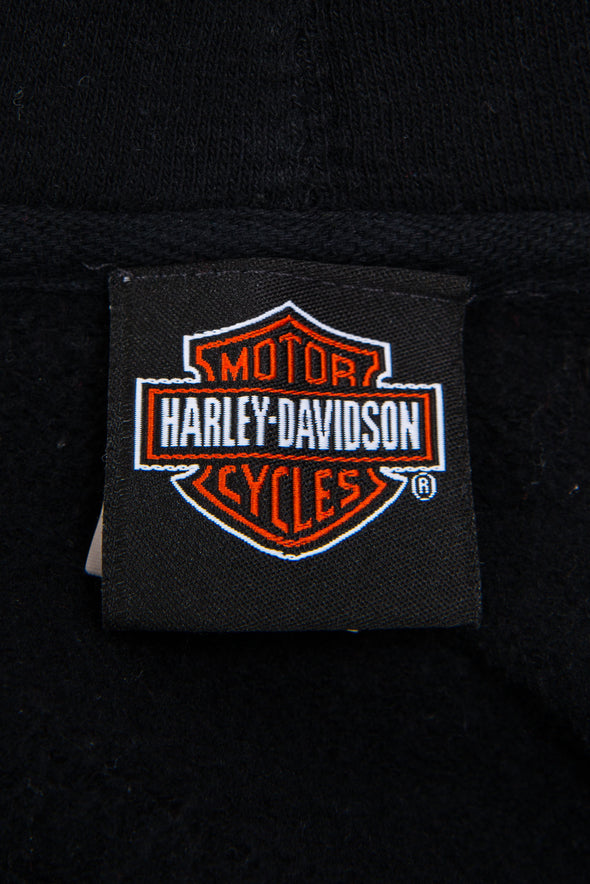 Vintage Harley Davidson Zip Hoodie