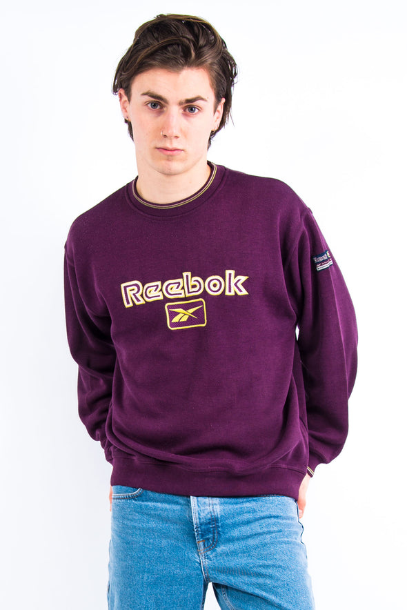 90's Vintage Reebok Spell Out Sweatshirt