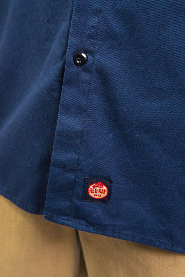 Vintage Red Kap Blue USA Work Shirt