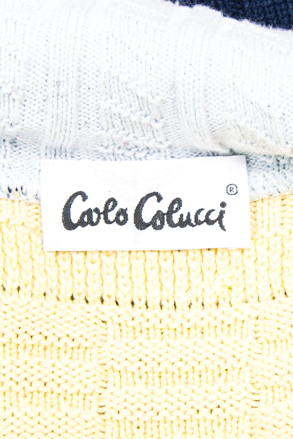 Vintage Cotton Knit 1/4 Zip Sweatshirt