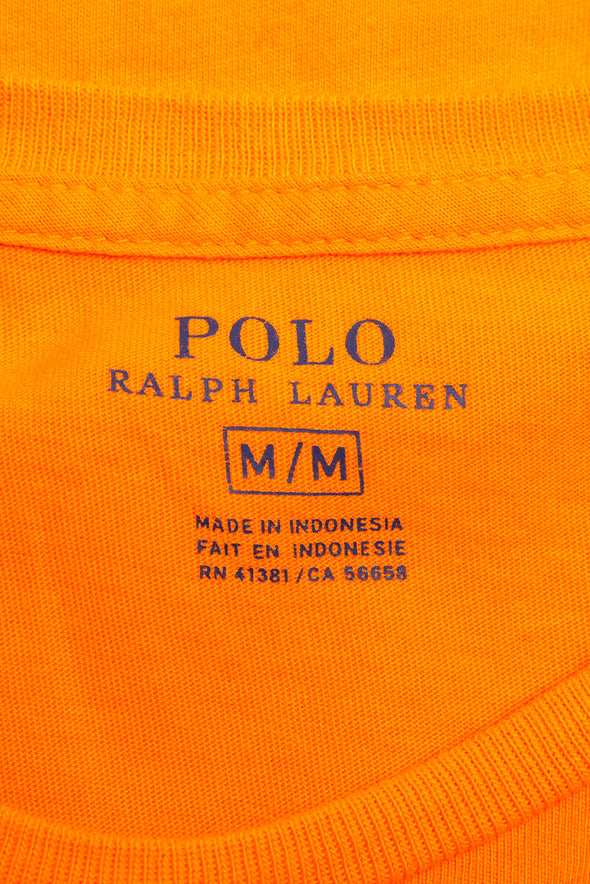 Orange Ralph Lauren Logo T-Shirt