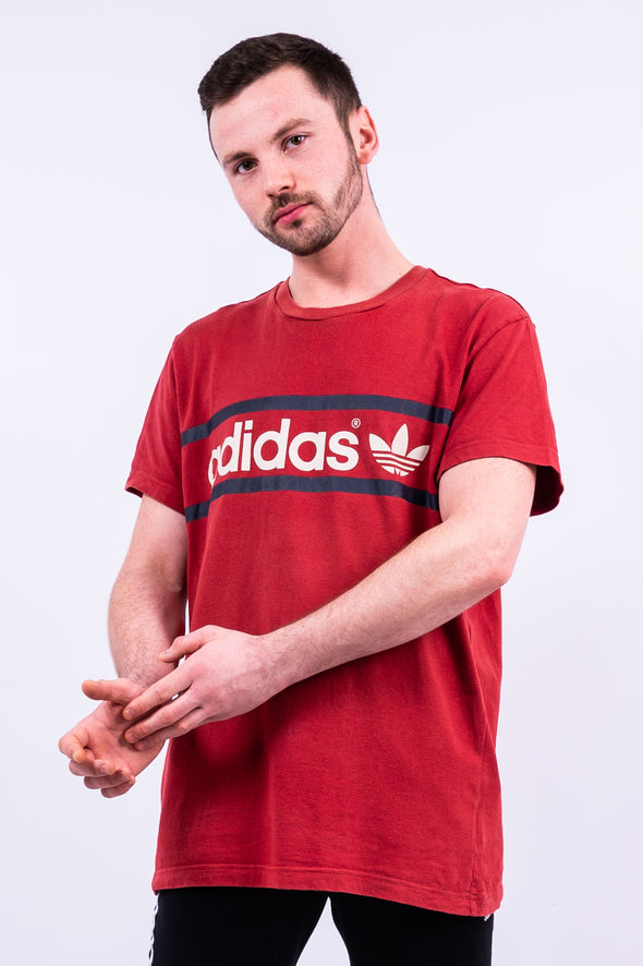 Y2K Adidas Spell Out T-Shirt