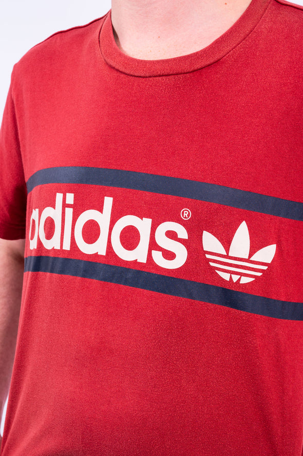 Y2K Adidas Spell Out T-Shirt