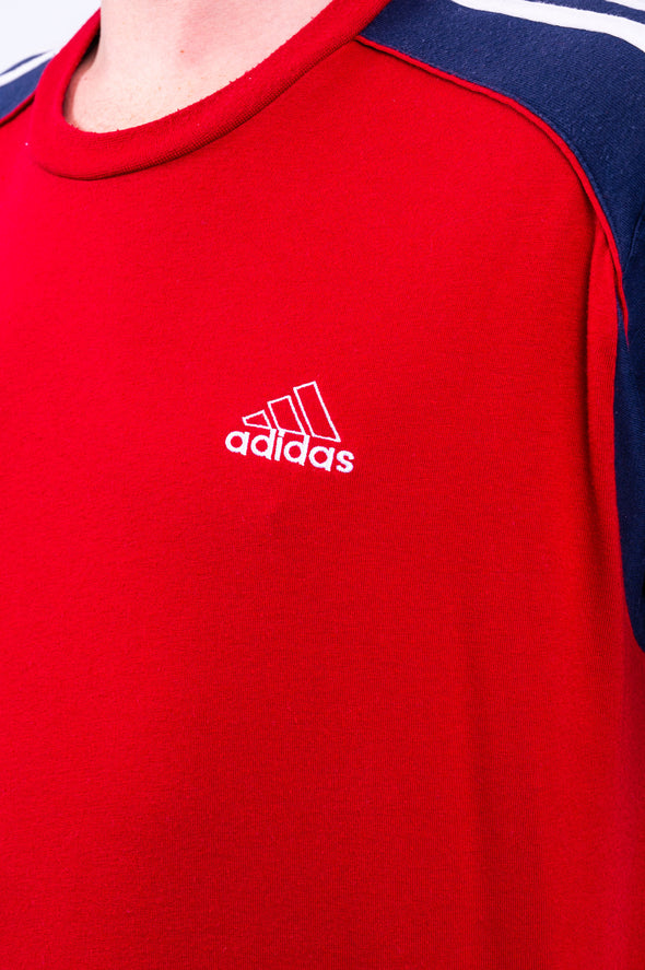 00's Vintage Adidas Three Stripe T-Shirt